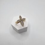 14K GOLD RING/ INEL AUR 14K R0441