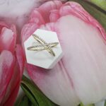 14K GOLD RING/ INEL AUR 14K R0695